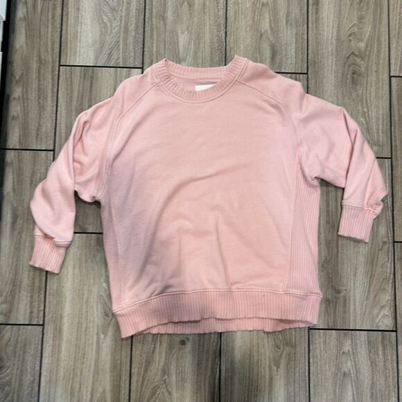 aerie Sweaters - Aerie Women's Sweater Size Medium Pink Layering Preppy Cable Knit Dolman Sleeve